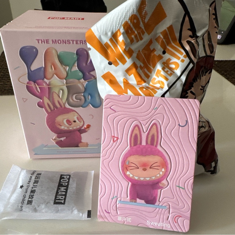 Pop Mart Authentic Labubu Sweating Figure